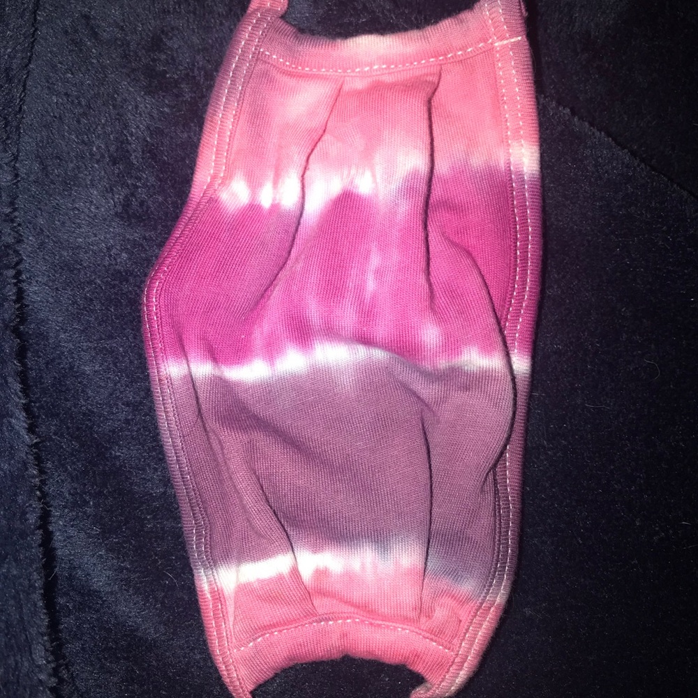 Tie dye face mask